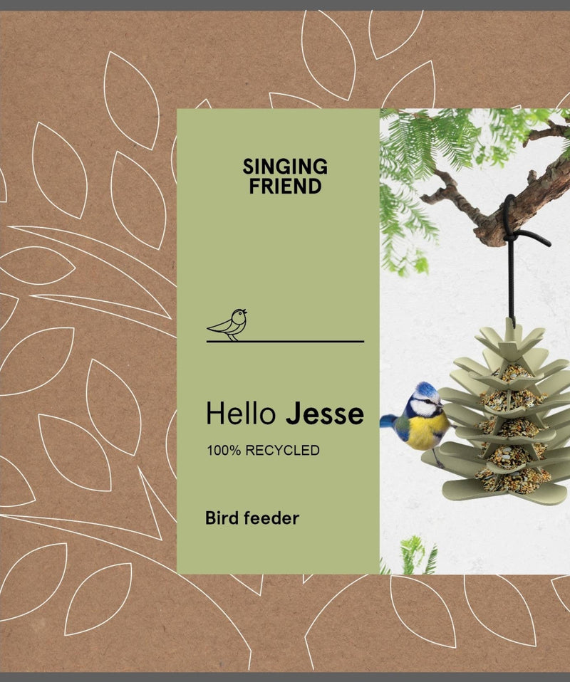 Hello Jesse XL 100% recycled plastic bird feeder