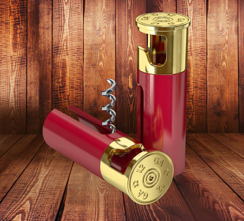 12 Gauge Corkscrew with Bottle Opener