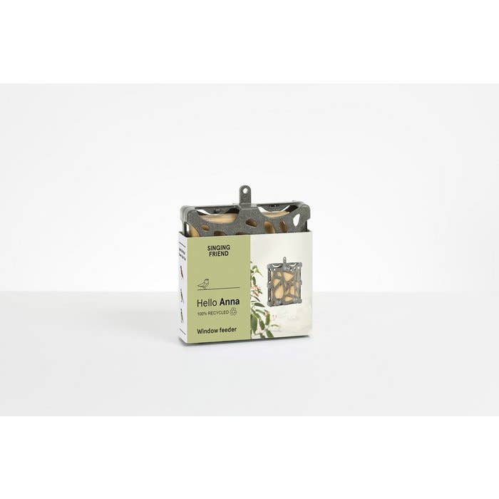 Hello Anna 100% recycled plastic bird feeder