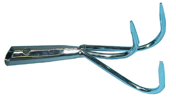 Krabber 3 tands, zonder steel