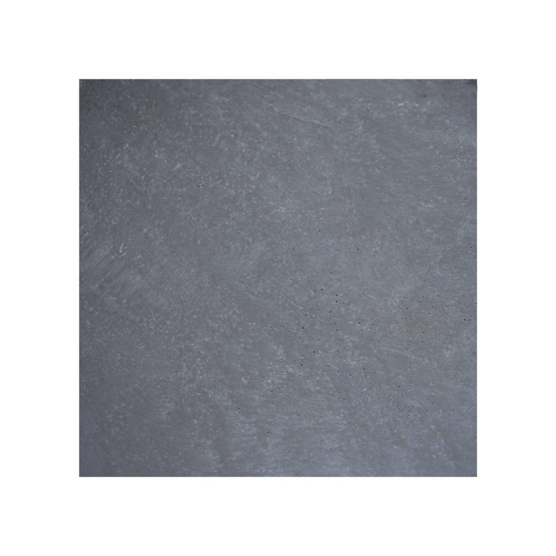 Stalen vuurschaal op vierkante glasvezelconsole H68,5 cm