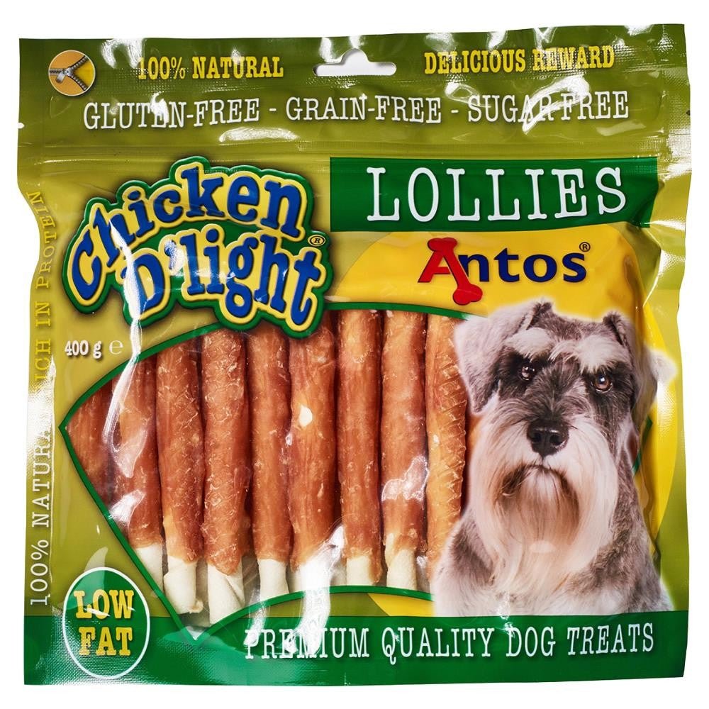 CHICKEN D'LIGHT LOLLIES 400 GR - Outdoor & Pets