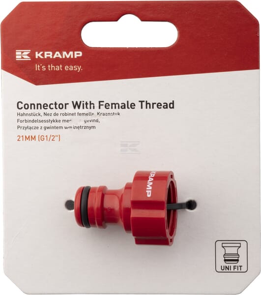 Insteeknippel binnendraad 1/2