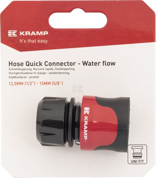 Slang snelkoppeling - Waterdoorvoer 1/2-5/8