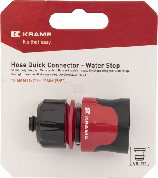 Slang snelkoppeling - waterstop 1/2