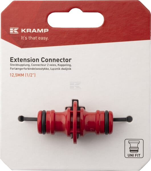 2-weg insteeknippel 1/2 Kramp