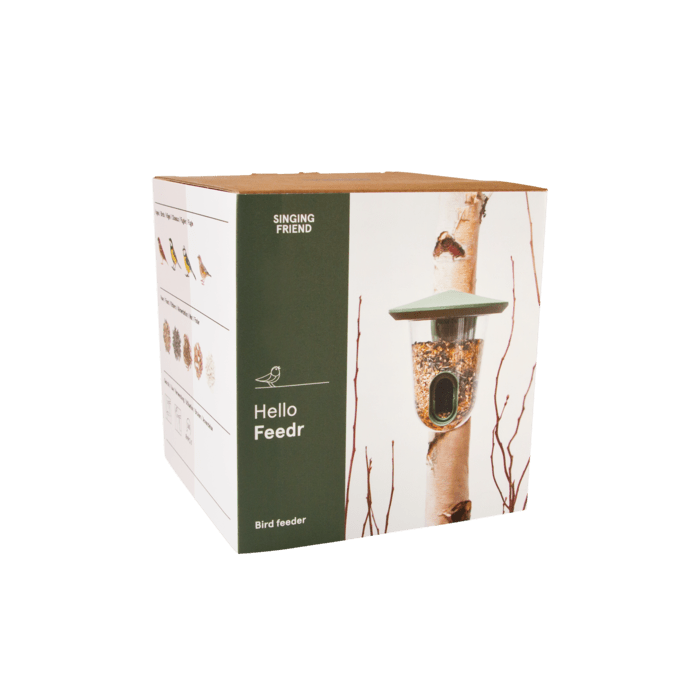 Hello Feedr plastic bird feeder - Outdoor & Pets
