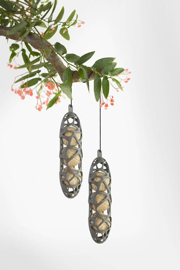Hello Sam TWIN 100% recycled plastic bird feeder - Outdoor & Pets