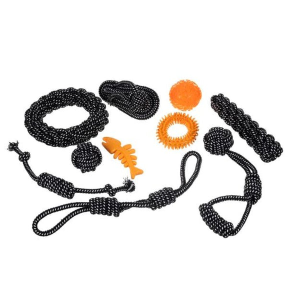 Hondenspeelgoedset - 10 stuks - Outdoor & Pets