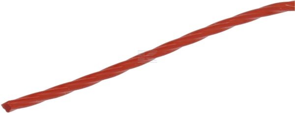 Maaidraad Ø2,4 mm 15 m gedraaid silent rood Kramp - Outdoor & Pets