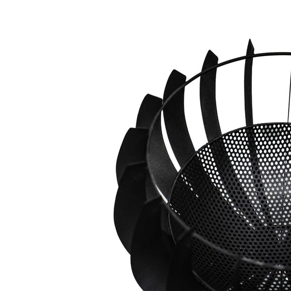 Solis Metalen ronde vuurschaal voor buiten H30cm B50cm - Outdoor & Pets