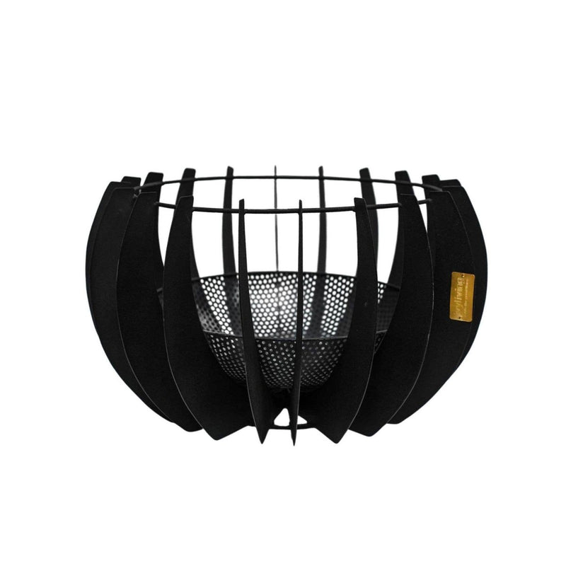Solis Metalen ronde vuurschaal voor buiten H30cm B50cm - Outdoor & Pets