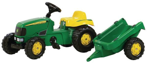 Traptractor met aanhanger, John Deere, vanaf 2,5 jaar - Outdoor & Pets